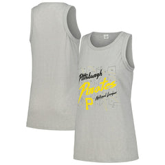 Pittsburgh Pirates Soft as a Grape Women's Gauze High Neck Tank Top - MLB