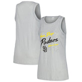 San Diego Padres Soft as a Grape Women's Gauze High Neck Tank Top - MLB