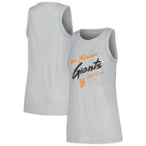 San Francisco Giants Soft as a Grape Women's Gauze High Neck Tank Top - MLB