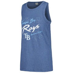 Tampa Bay Rays Soft as a Grape Women's Gauze High Neck Tank Top - MLB