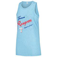 Texas Rangers Soft as a Grape Women's Gauze High Neck Tank Top - MLB