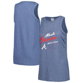 Atlanta Braves Soft as a Grape Women's Gauze High Neck Tank Top - MLB