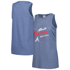 Atlanta Braves Soft as a Grape Women's Gauze High Neck Tank Top - MLB