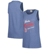 Boston Red Sox Soft as a Grape Women's Gauze High Neck Tank Top - MLB