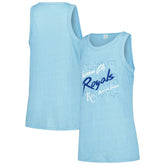 Kansas City Royals Soft as a Grape Women's Gauze High Neck Tank Top - MLB