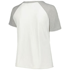 Chicago White Sox Soft as a Grape Women's Plus Size Baseball Raglan T-Shirt - MLB
