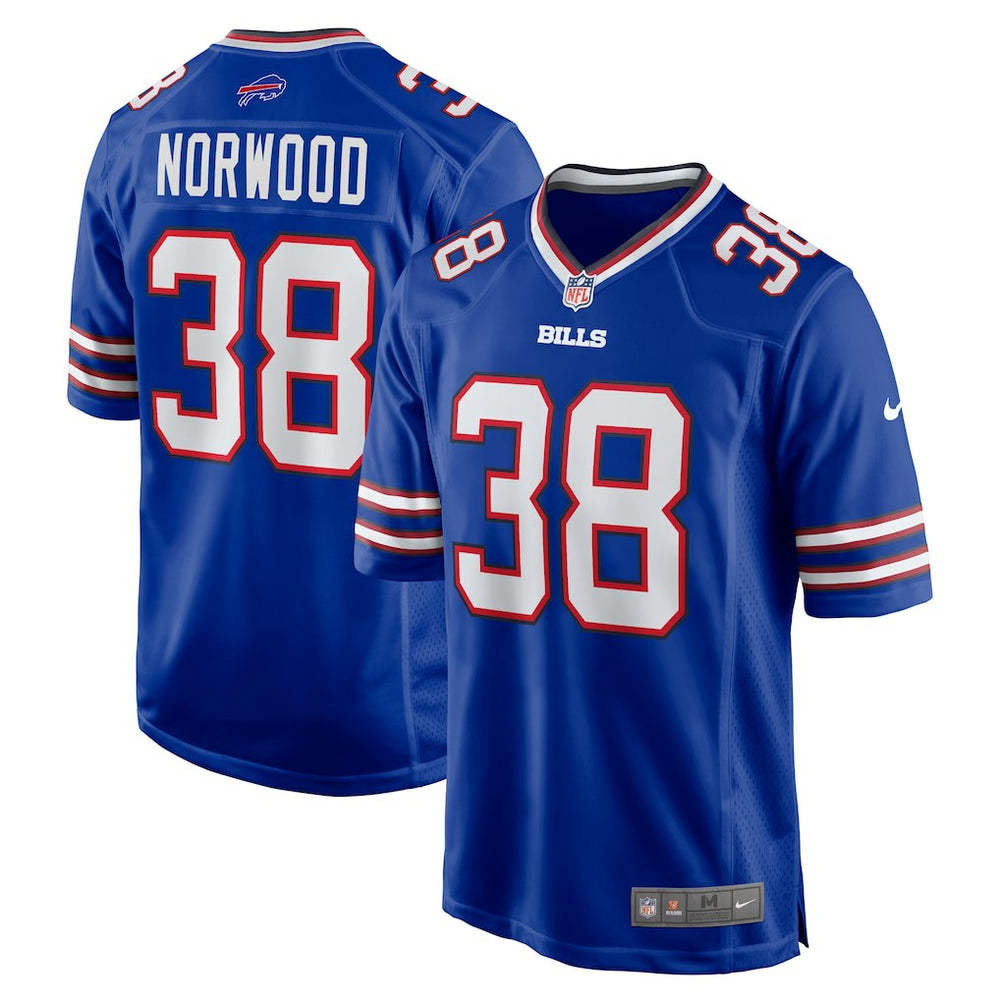 Tre Norwood Buffalo Bills Team Game Jersey Royal | Nike for Sale