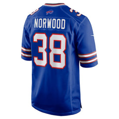 Tre Norwood Buffalo Bills Team Game Jersey Royal | Nike for Sale