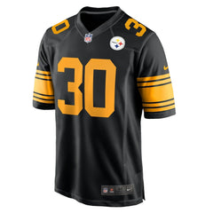 Jaylen Warren Pittsburgh Steelers Alternate Game Jersey Black | Nike for Sale