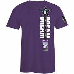 Sacramento Kings FISLL x Black History Collection Unisex T-Shirt - Purple - NBA