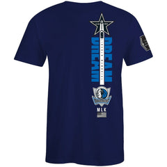 Dallas Mavericks FISLL x Black History Collection Unisex T-Shirt - Royal - NBA