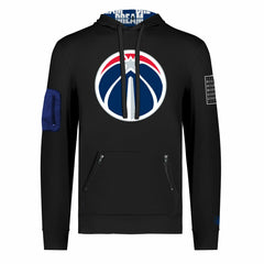 Washington Wizards FISLL x Black History Collection Unisex Pullover Hoodie - Black - NBA