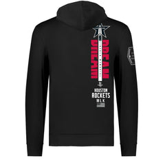 Houston Rockets FISLL x Black History Collection Unisex Pullover Hoodie - Black - NBA