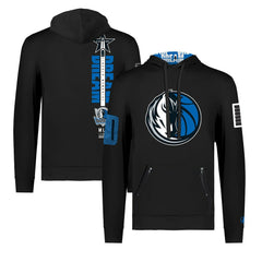 Dallas Mavericks FISLL x Black History Collection Unisex Pullover Hoodie - Black - NBA