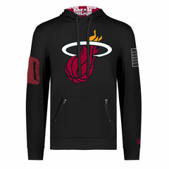 Miami Heat FISLL x Black History Collection Unisex Pullover Hoodie - Black - NBA