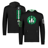 Boston Celtics FISLL x Black History Collection Unisex Pullover Hoodie - Black - NBA