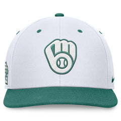 Milwaukee Brewers Nike Bicoastal Two-Tone Pro Performance Snapback Hat - MLB