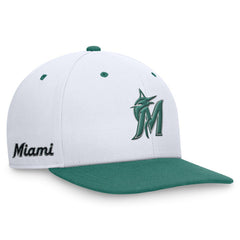 Miami Marlins Nike Bicoastal Two-Tone Pro Performance Snapback Hat - MLB