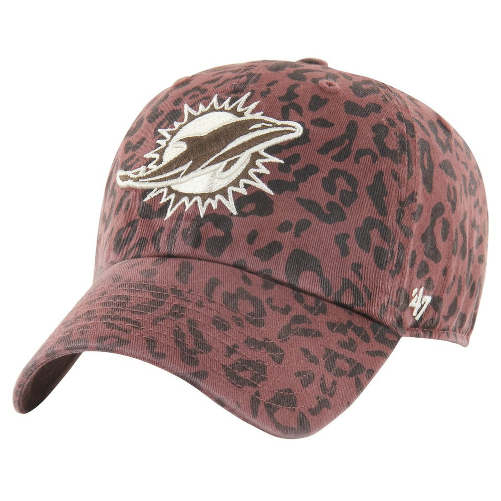 Miami Dolphins '47 Women's Tawny Clean Up Adjustable Hat Brown | 47 brand