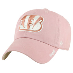 Cincinnati Bengals '47 Women's Ballpark Cheer Dusty Rose Clean Up Adjustable Hat Pink | 47 brand