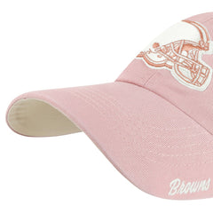 Cleveland Browns '47 Women's Ballpark Cheer Dusty Rose Clean Up Adjustable Hat Pink | 47 brand