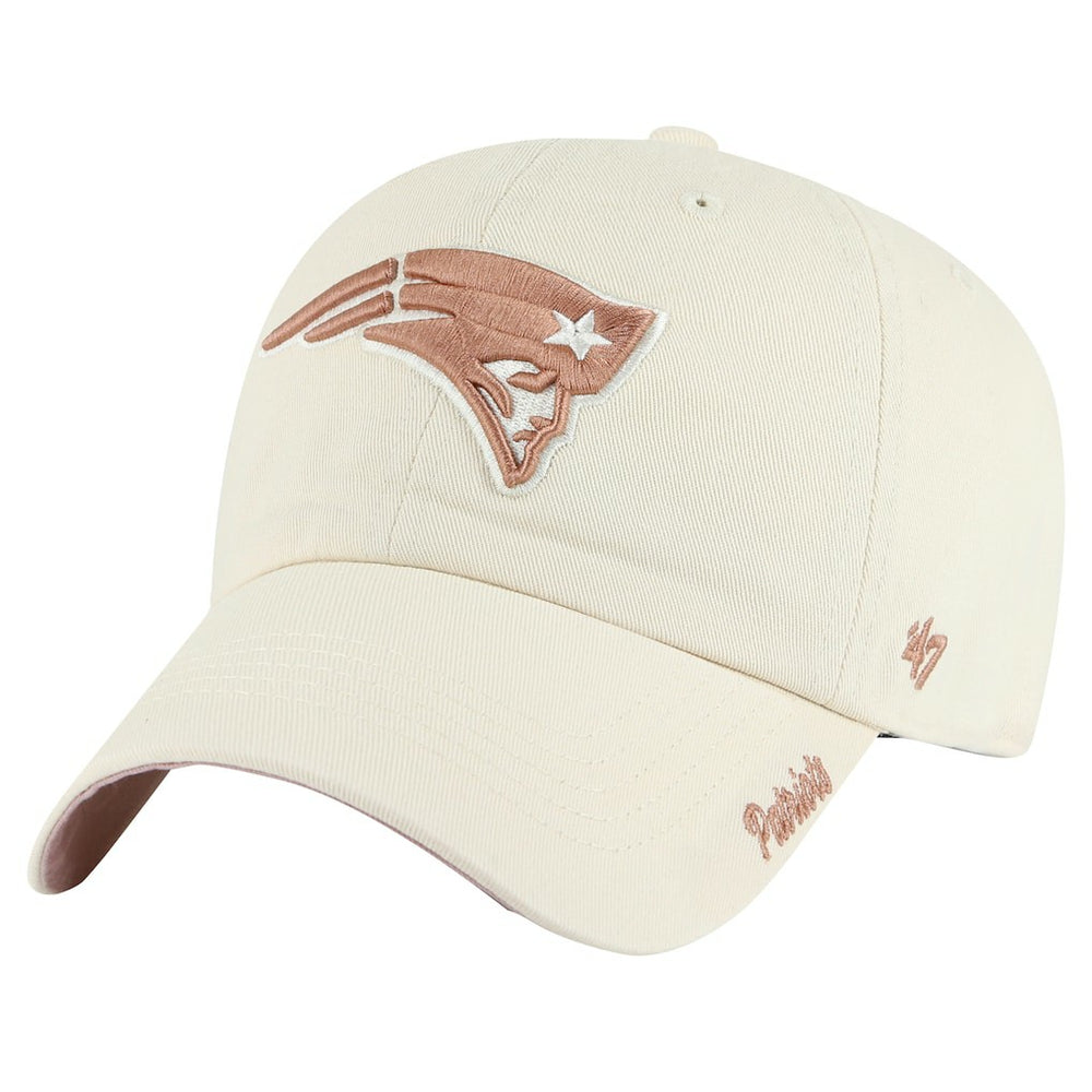 New England Patriots '47 Women's Ballpark Cheer Clean Up Adjustable Hat Natural | 47 brand
