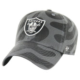 Las Vegas Raiders '47 Women's Freeform Clean Up Adjustable Hat Charcoal | 47 brand