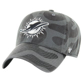 Miami Dolphins '47 Women's Freeform Clean Up Adjustable Hat Charcoal | 47 brand
