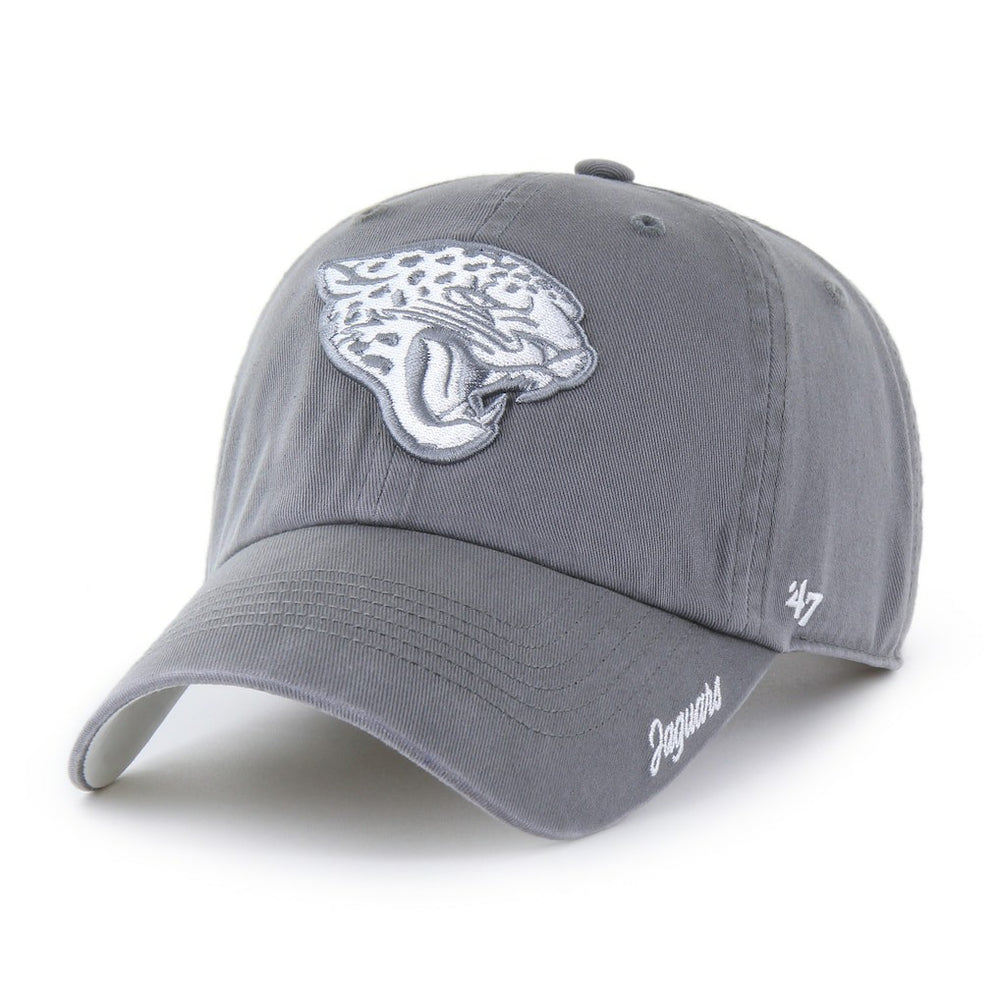 Jacksonville Jaguars '47 Women's Luminance Cheer Clean Up Adjustable Hat Gray | 47 brand