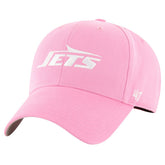 New York Jets '47 Girls Youth Rose MVP Adjustable Hat Pink | 47 brand
