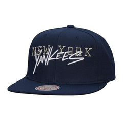 New York Yankees Mitchell & Ness Team Tagged Snapback Hat - MLB