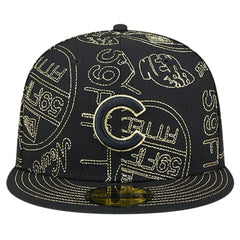 Chicago Cubs New Era 59FIFTY Day Allover Fitted Hat - MLB