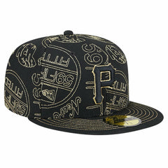 Pittsburgh Pirates New Era 59FIFTY Day Allover Fitted Hat - MLB
