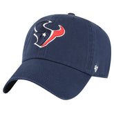 Houston Texans '47 Clean Up Primary Adjustable Hat Navy | 47 brand