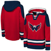 Washington Capitals Youth Ageless Must Have Home V-Neck Pullover Hoodie - Red - NHL