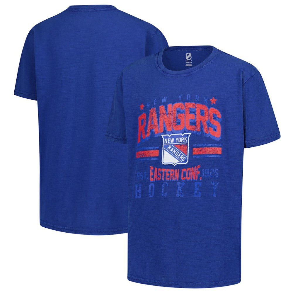 New York Rangers Youth Sure Short T-Shirt - Royal - NHL