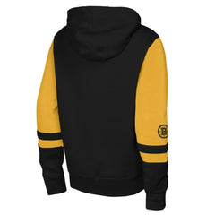 Boston Bruins Youth Face Off Full-Zip Hoodie - Black - NHL