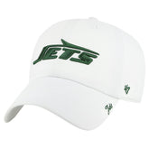 New York Jets '47 Women's Miata Clean Up Adjustable Hat White | 47 brand