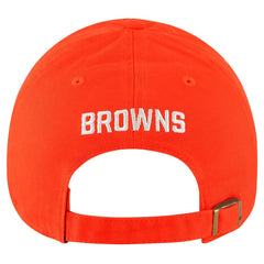 Cleveland Browns '47 Women's Finely Clean Up Adjustable Hat Orange | 47 brand