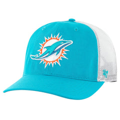 Miami Dolphins '47 Youth Trucker Adjustable Hat Aqua/White | 47 brand