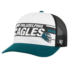 Philadelphia Eagles '47 Youth Trucker Adjustable Hat White/Midnight Green | 47 brand