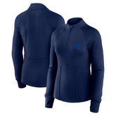 New York Yankees Fanatics Women's Elements Raglan Tri-Blend Quarter-Zip Top - MLB