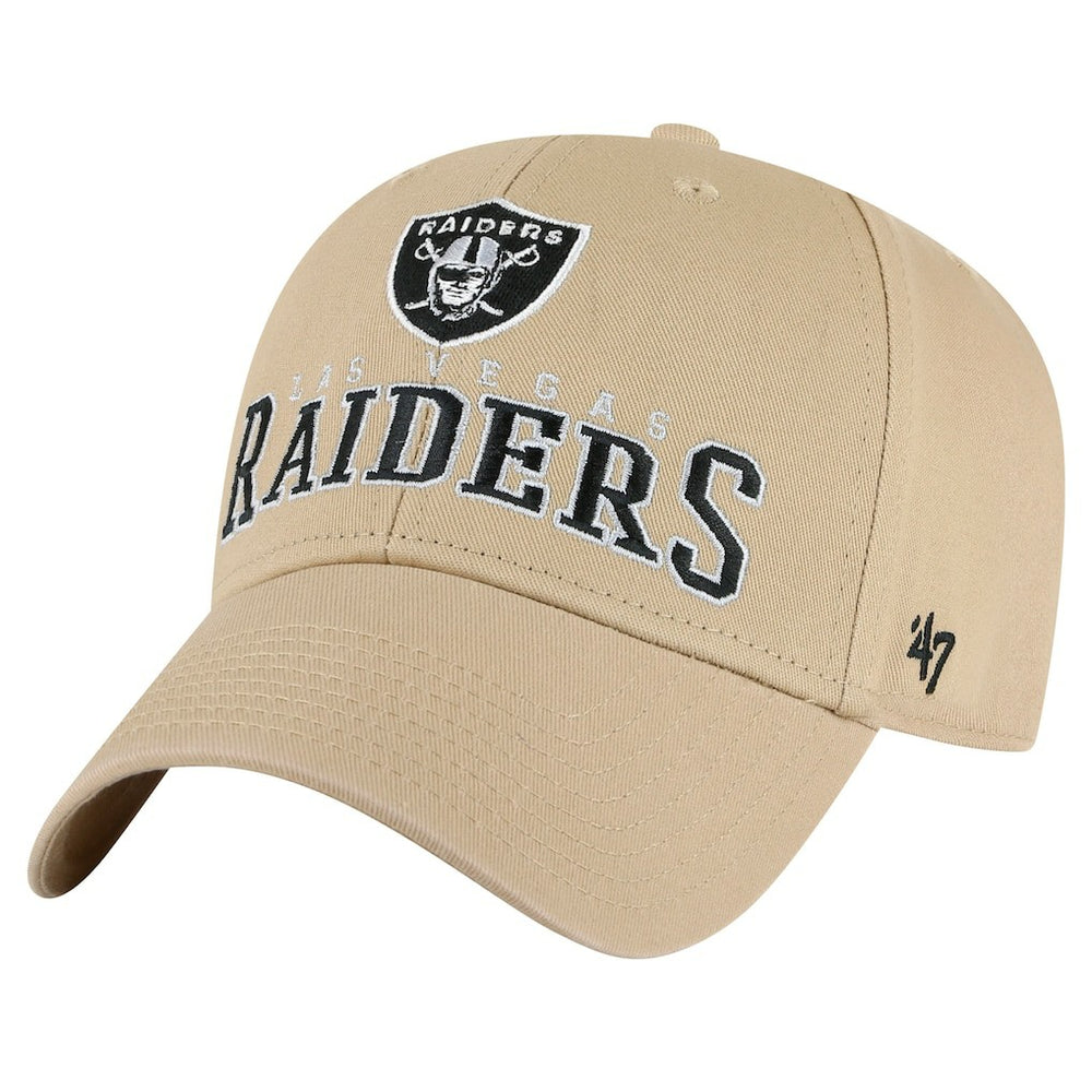 Las Vegas Raiders '47 Powell MVP Adjustable Hat Khaki | 47 brand