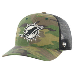 Miami Dolphins '47 Trucker Adjustable Hat Camo | 47 brand