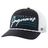 Jacksonville Jaguars '47 Downburst Relaxed Hitch Trucker Adjustable Hat Black/White | 47 brand