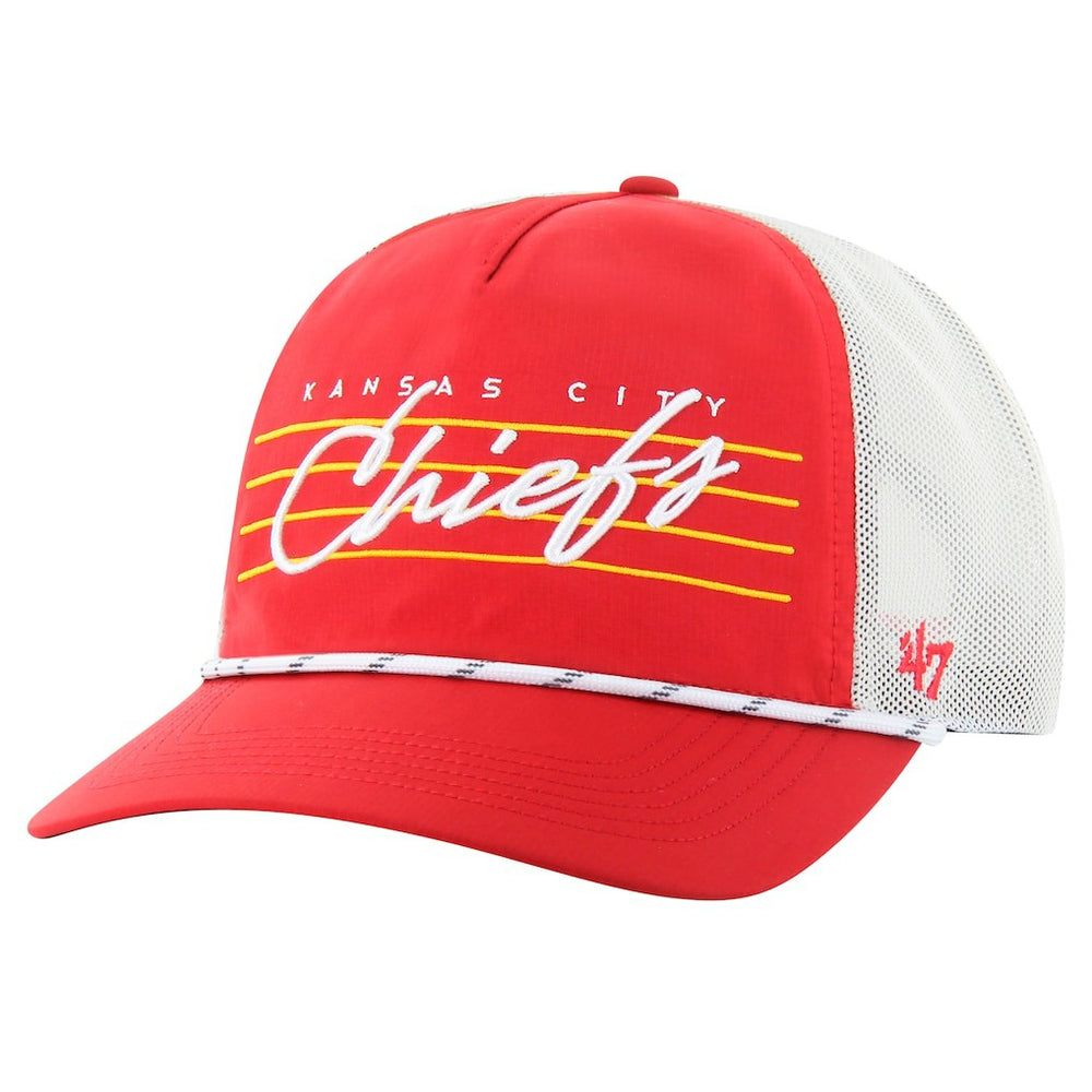 Kansas City Chiefs '47 Downburst Relaxed Hitch Trucker Adjustable Hat Red/White | 47 brand