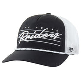 Las Vegas Raiders '47 Downburst Relaxed Hitch Trucker Adjustable Hat Black/White | 47 brand