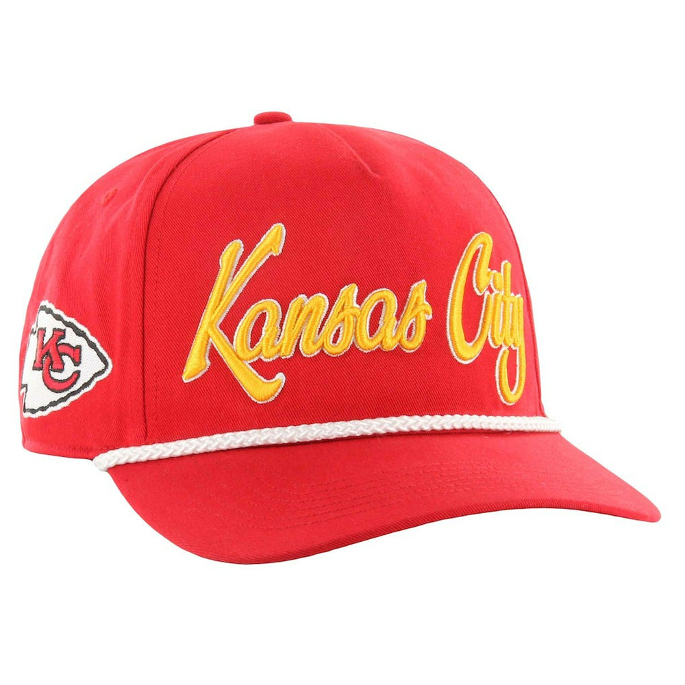 Kansas City Chiefs '47 Overhand Hitch Adjustable Hat Red | 47 brand