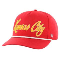 Kansas City Chiefs '47 Overhand Hitch Adjustable Hat Red | 47 brand