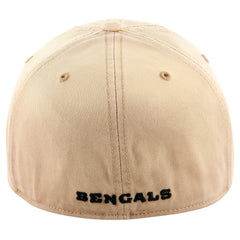 Cincinnati Bengals '47 Dusted Relaxed Franchise Fitted Hat Khaki | 47 brand